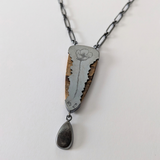 Jasper Necklace with Globemallow Charm