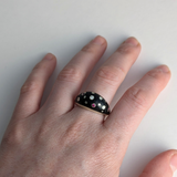 Garnet and Diamond Zenith Ring