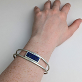 Lapis Split-Shank Cuff