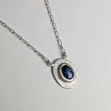 Speckled Sapphire Necklace