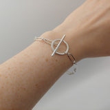 Chain Bracelet with Toggle Clasp